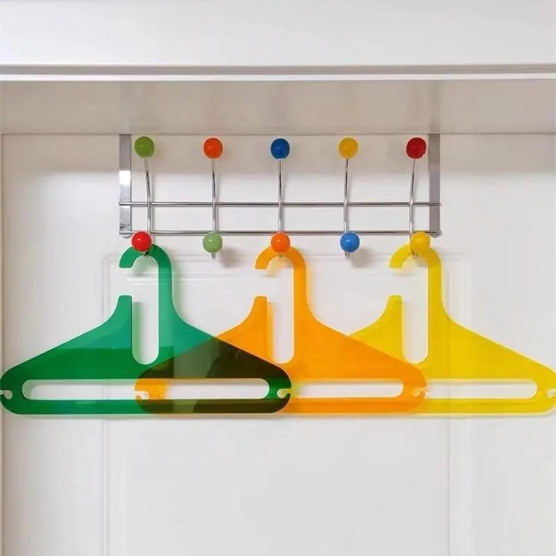 Color Acrylic Hangers Acrylic Translucent Hangers, Premium Crystal Dress Hangers Clothes Hangers For Clothing Stores