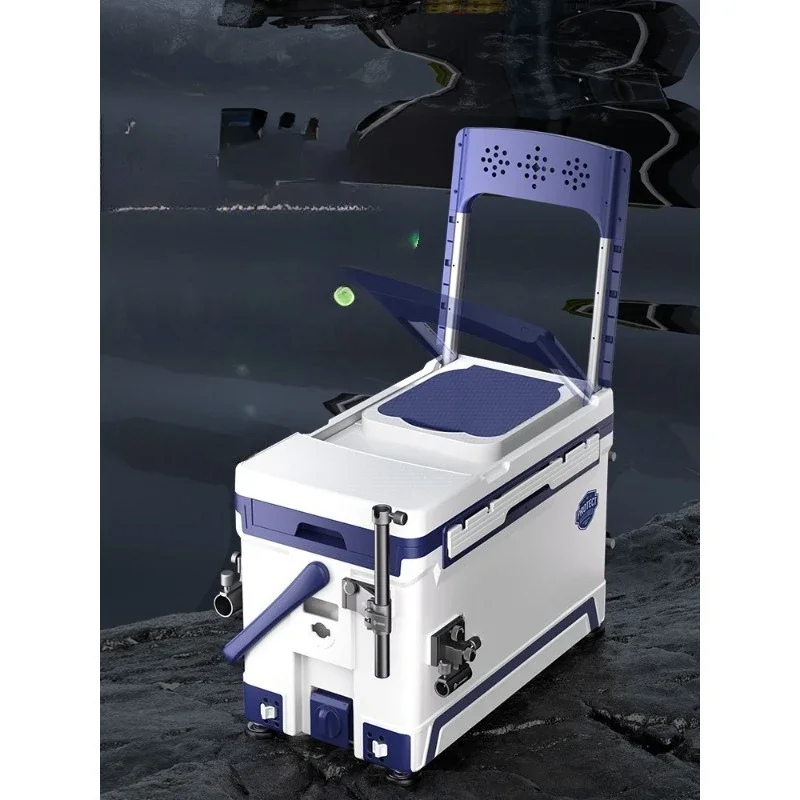 A full set of ultra-light fishing boxes for fishing boxes, which can sit in multi-functional new Taiwan fishing boxes