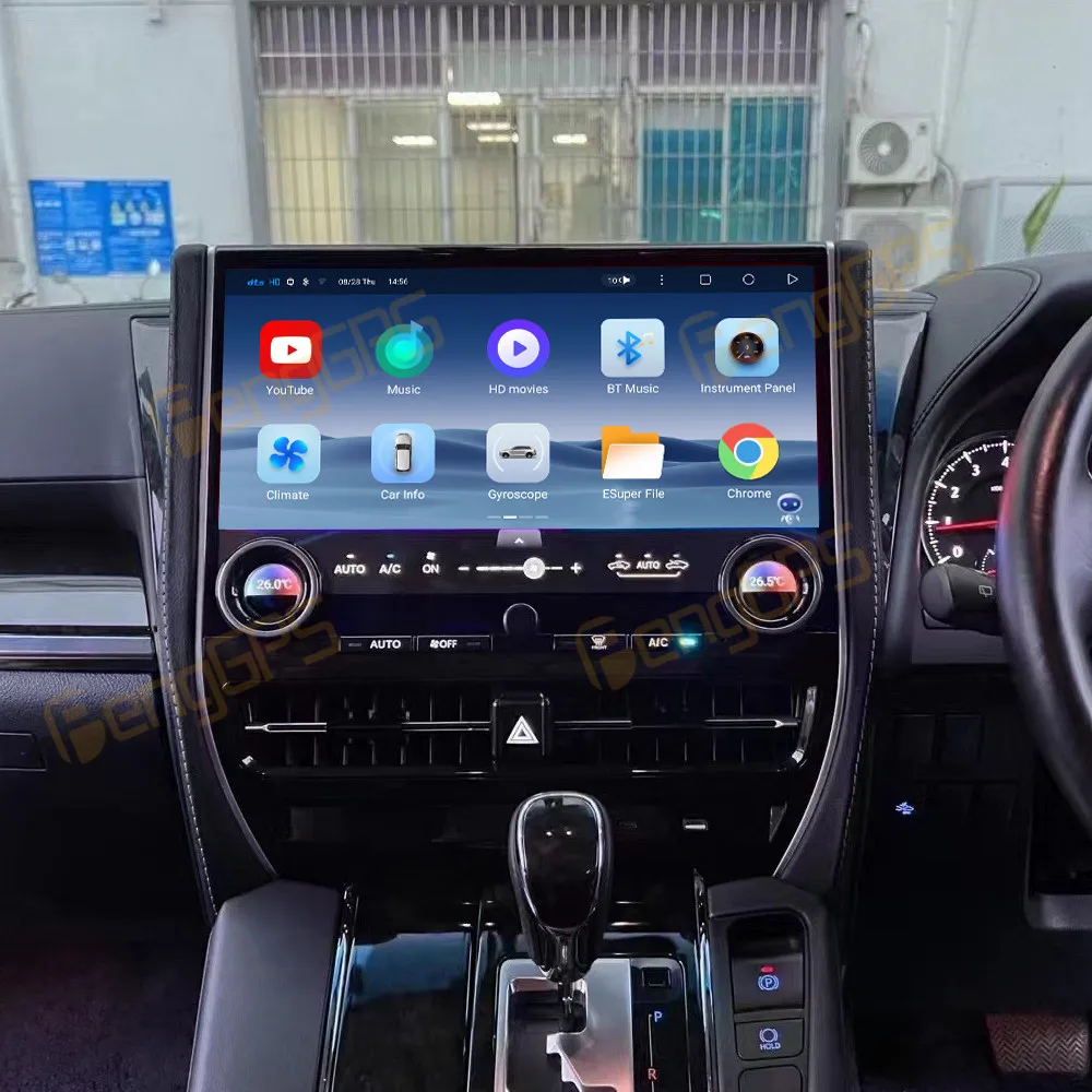 

14.6 Inch Android 13 CarPlay Car Radio For Toyota Alphard 2015-2013 RHD Touch Screen Multimedia Player GPS Navigation Head Unit