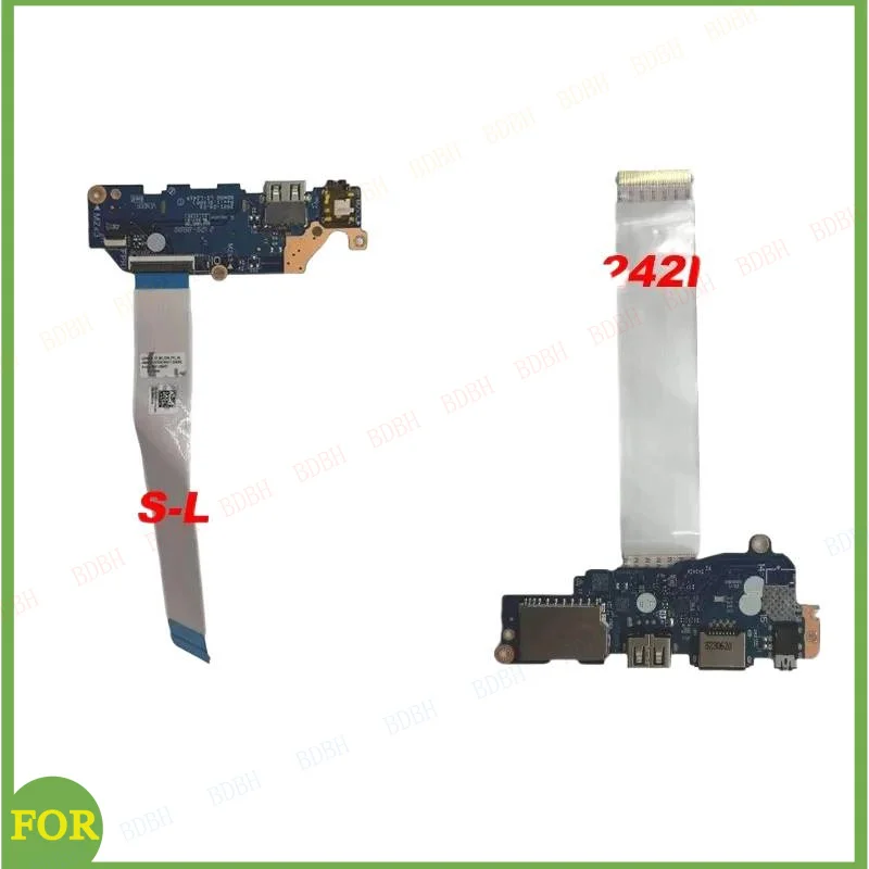 LS-L241P LS-L242P For DELL Vostro Inspiron 3510 3511 3515 3520 3525 Switch Power Button USB Audio Board With Cable GDM50 GDM5A