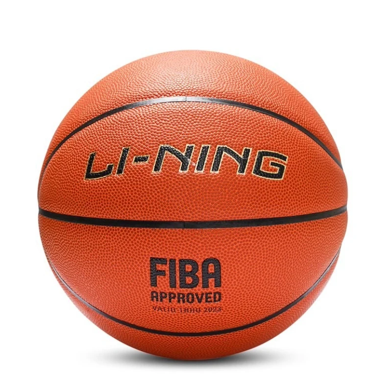

LI-NING LBQK033-1 Профессиональный баскетбольный мяч из микрофибры для использования в помещении и на открытом воздухе, противоскользящий мяч для тренировок по команде с высоким прыжком