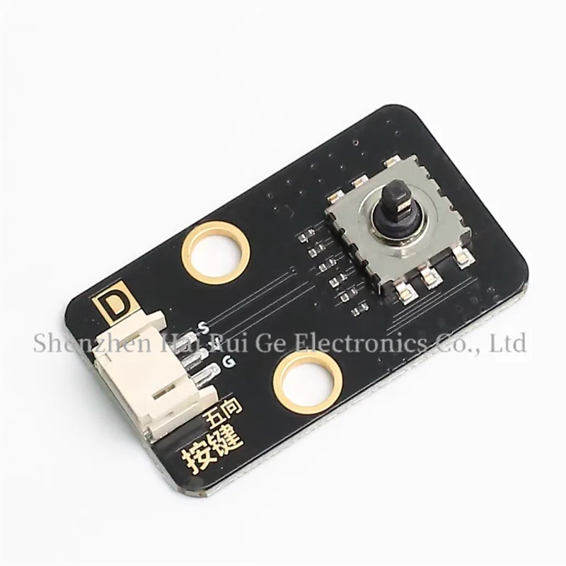 Electronic Building Blocks Five-Way Button Module with 1-Channel Analog Voltage Output