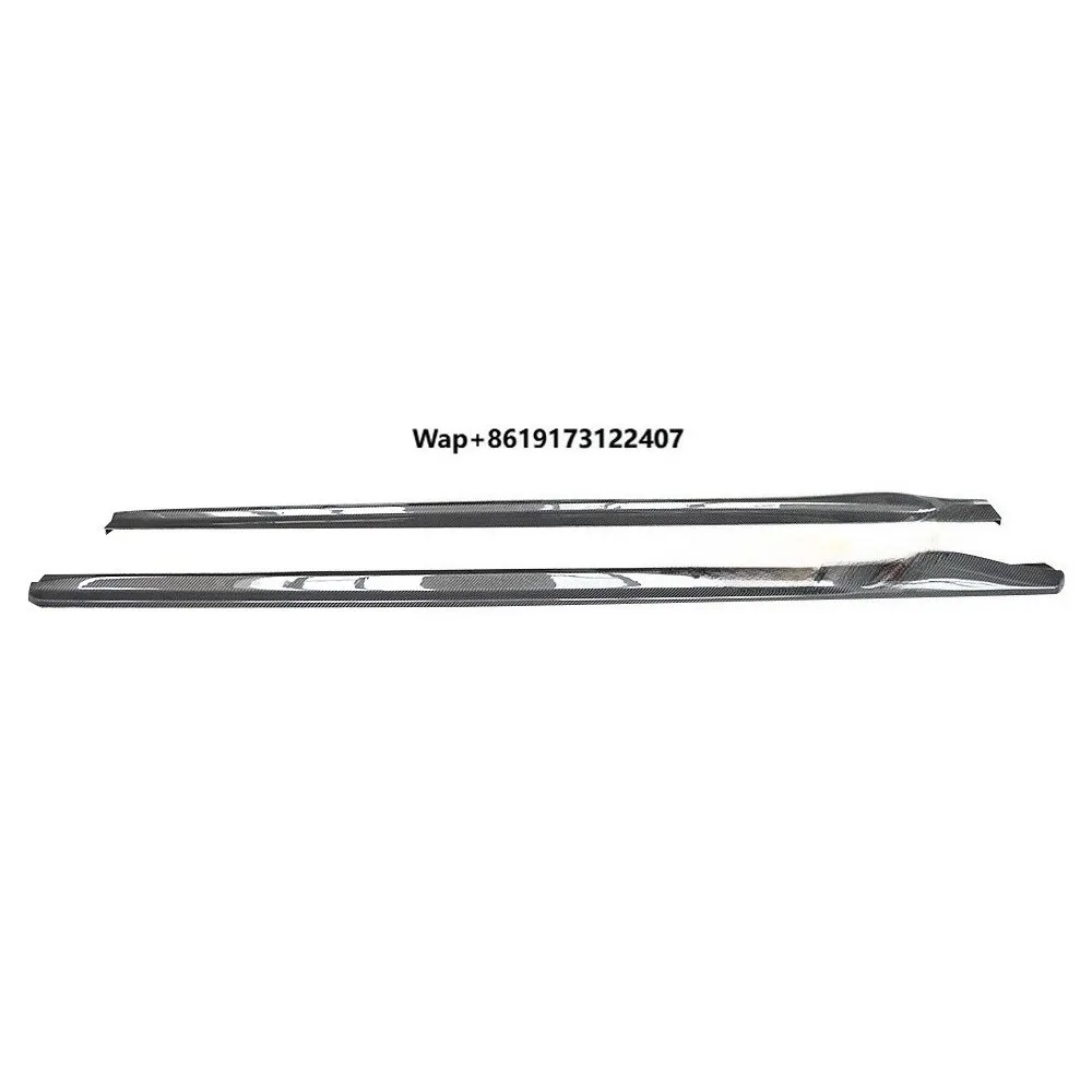 

APM Style Carbon Fiber Side Skirts Extension Lip Chin Apron Spoiler for 2017-2020 for G70