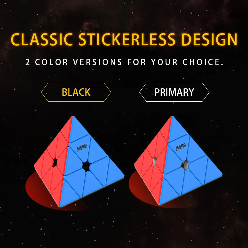 DianSheng Solar S Pyraminx M المكعب السحري المغناطيسي للسرعة بدون ملصقات ألعاب احترافية ألعاب ألغاز مكعبات السرعة الاحترافية Galaxy