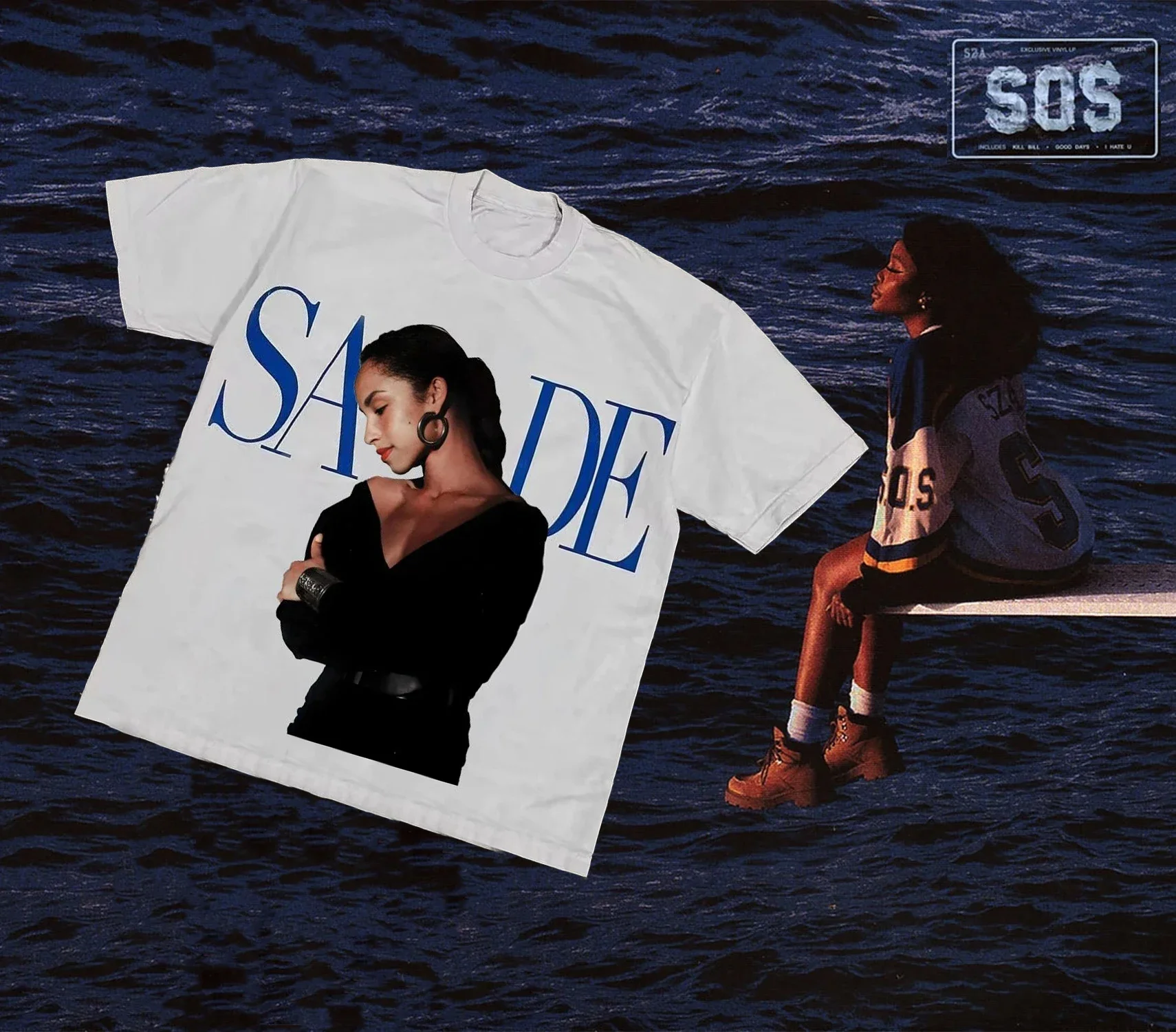 SADE Y2K خمر Harajuku الشارع الشهير المتضخم تي شيرت القوطي عادية فضفاض الهيب هوب أفضل الرجال ملابس حريمي المحملة ريال كازا نادي التنس #2