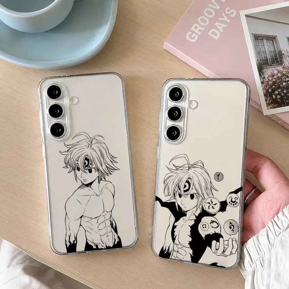 The Seven Deadly Sins Meliodas gift Phone Case For SamsungA10,12,20,21S,30,31,40,50,51,52,70,71 Transparent Cover