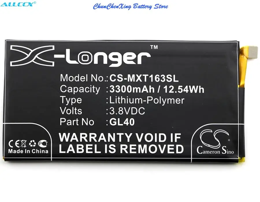 Cameron Sino Batería GL40, SNN5974A para Motorola Moto Z Play, Moto Z Play Droid, XT1635, XT1635-01, XT1635-02, XT1635-03
