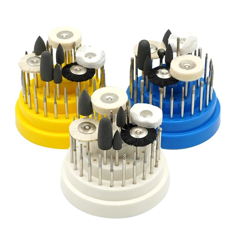 

48 Holes Dental Disinfection Box With Bur Drill Diamond Placement Box Burs Block Sterilization Case Dentistry Lab Instruments