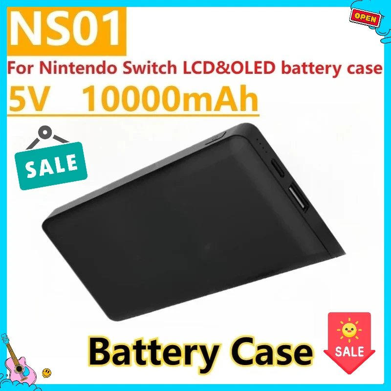 

New NS01 5V PowerBank 10000mAh for Nintendo Switch LCD&OLED Backup Charger Case PD Quick Charging External Battery Station
