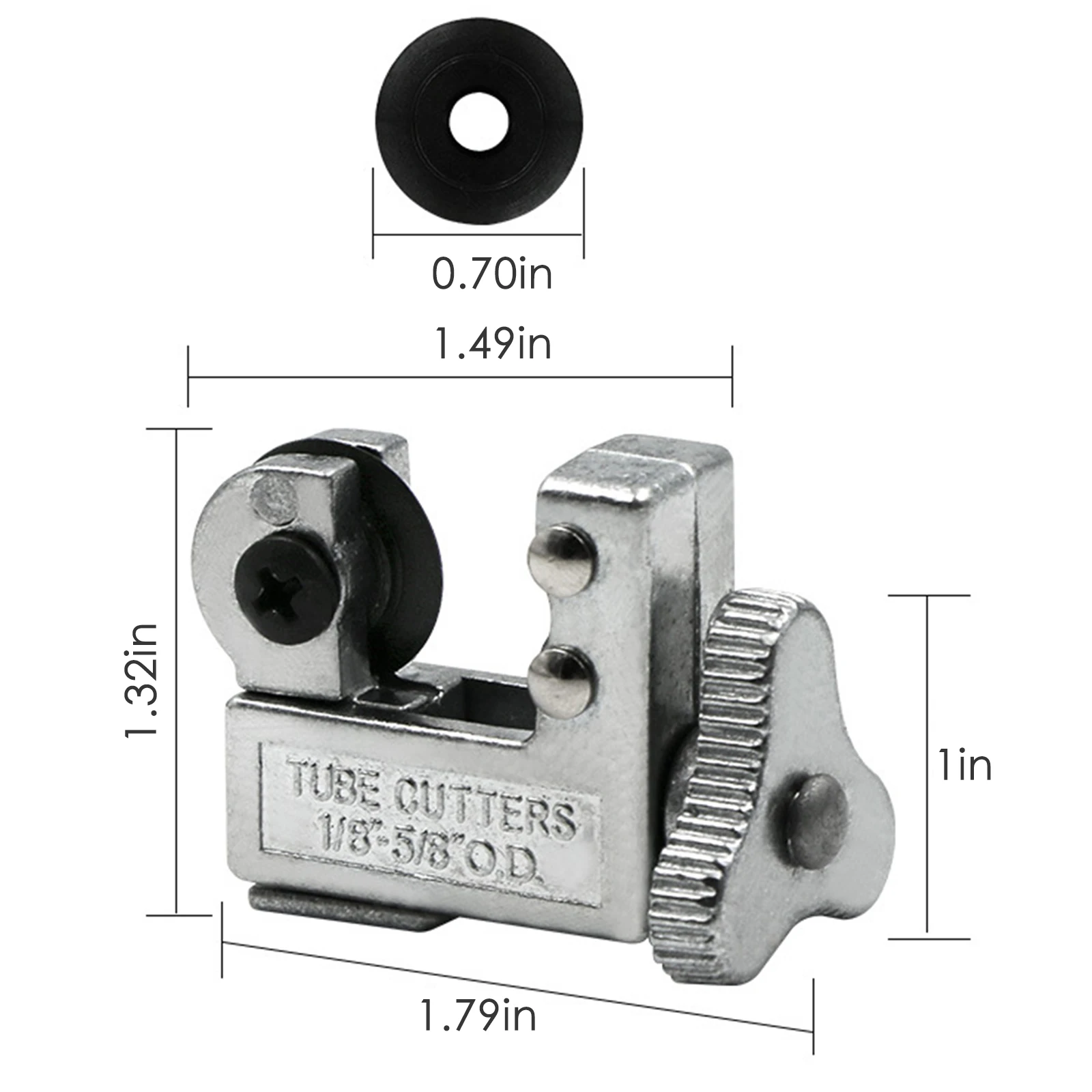 1PC 3-16mm Mini Alloy Steel Pipe Tubing Cutter 1/8\