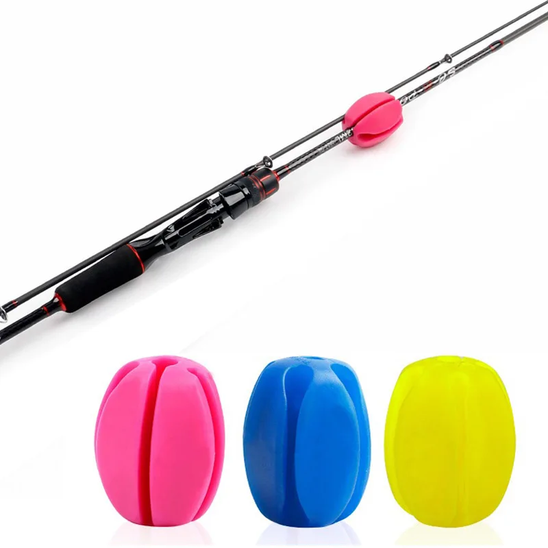 

1/2/4pcs Mini Fishing Rod Fixed Ball Rod Ball Protection Anti-Collision Rod Retractor Fishing Rod Stopper Fishing Tool Accessory