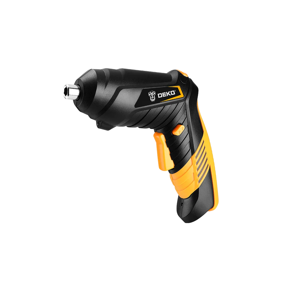DEKO DKCS3.6F1 Mini Electric Screwdriver Rechargeable Battery Twistable Handle Cordless Screwdriver for Woodworking