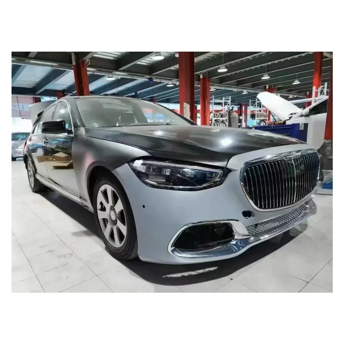 Derbuy Body Kit For Mercedes Benz S class w223 2021-2024 convert to May bach accessories