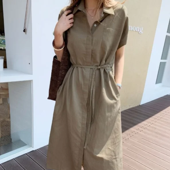 

2023 Summer Women Dress Shirt Dress Long Evening Female Vintage Maxi Party Oversize Beach Woman Dresses Casual Elegant Prom