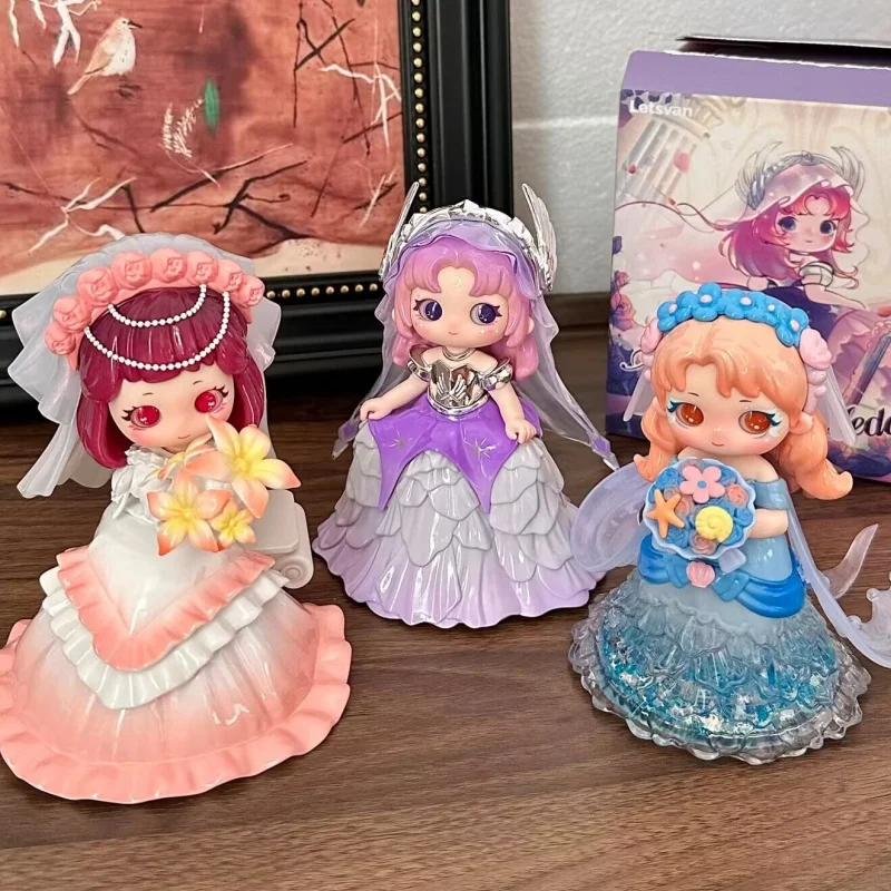 

Letsvan ZIYULI My Own Wedding Series Blind Box Toys Kawaii Desktop Ornament Cartoon Model Surprise Mystery Dolls Girls Gift