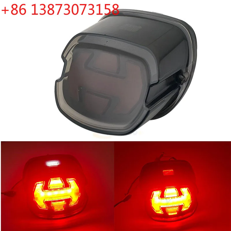 

Tail Rear Light LED Lamp Taillight With DRL Brake Stop Light For Harley-Davidson Sportster Softail Dyna Lay Down Super Glide