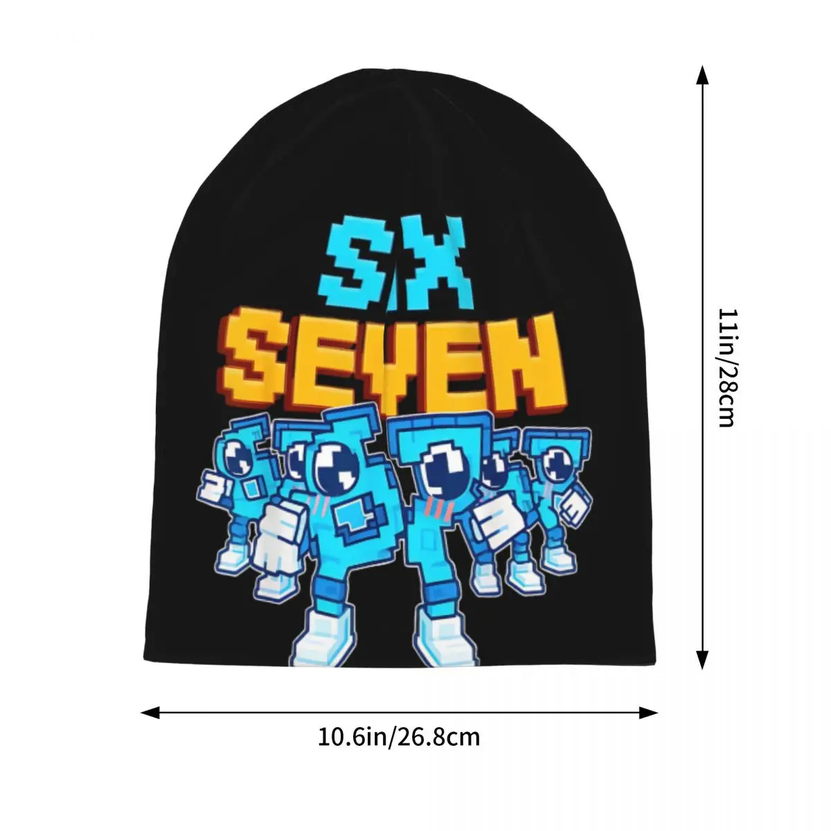 Steal A Brainrot Six Seven 67 Italian Brainrot Gaming Bonnet Hat Cool Outdoor Skullies Beanies Hats Unisex Warm Dual-use Caps