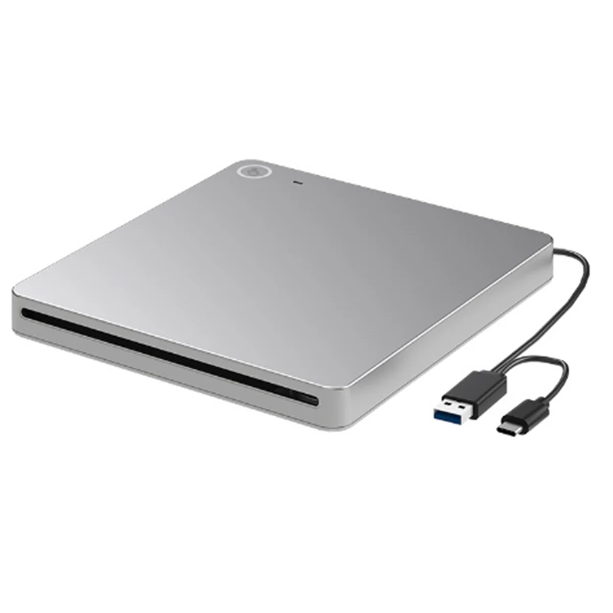 Unidad de DVD 3D externa de alta calidad, reproductor de unidad de CD DVD USB 3,0 y tipo C, grabador de CD DVD con ranura ultradelgada