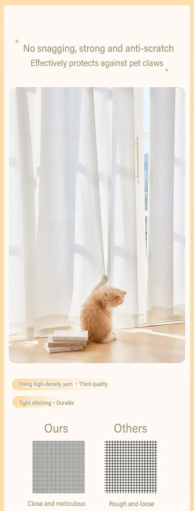 S Fold Wave White Tulle Customized Quality Window Sheer Curtains for Living Room Bedroom Decor Voile Yarn Luxury Chiffon창문커텐