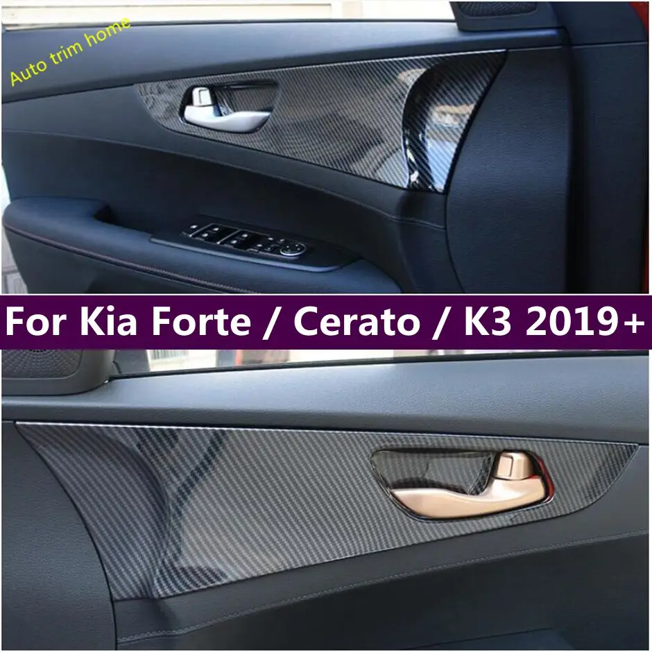 

Door Handle Bowl Panel Window Glass Lift Switch Button Cover Trim Fit For Kia Forte / Cerato / K3 2019 - 2023 Accessories