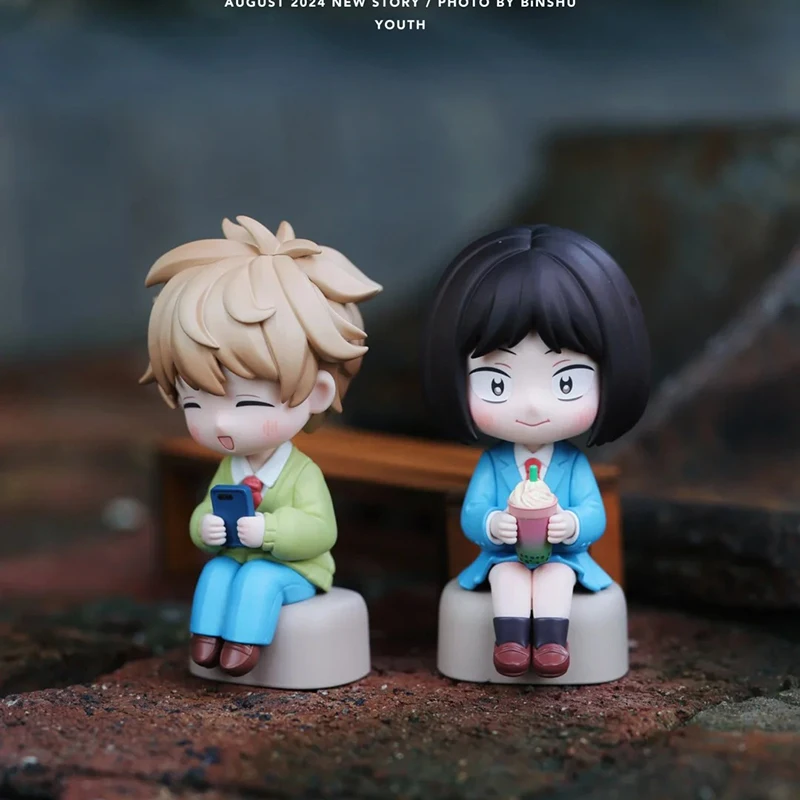 Skip And Loafer Blind Box Kawaii Anime Mitsumi Iwakura Shima Sousuke Mysterious Surprise Box Figure Model Toy Birthday G