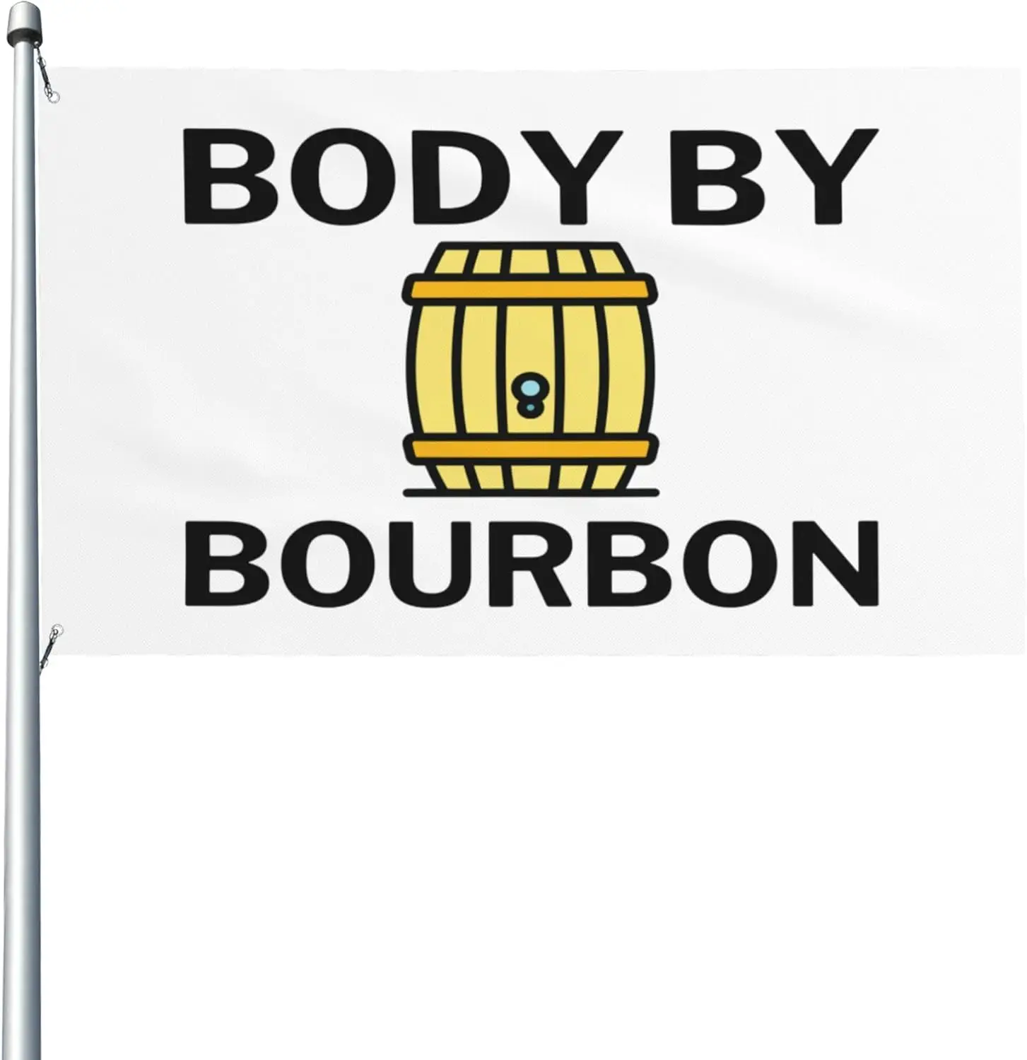 Flagicts 100% Polyester Body-By-Bourbon Flag