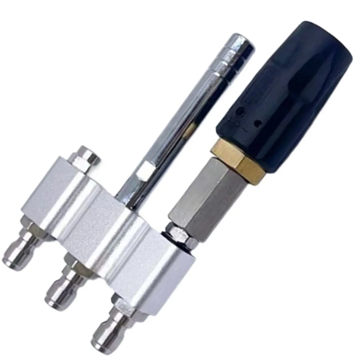 【STABLE QUALITY】Pressure Washer Nozzle, Stainless Steel Adjustable Soft Wash Nozzle with Quick Connect
