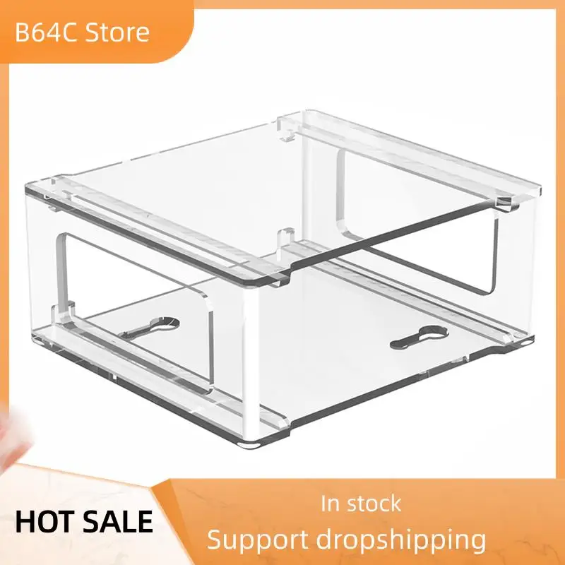 B64C لـ Beelink S12 Pro Mini PC جدار جبل وحامل حامل المضيف تحت المكتب مع مسامير حامل جبل الكمبيوتر