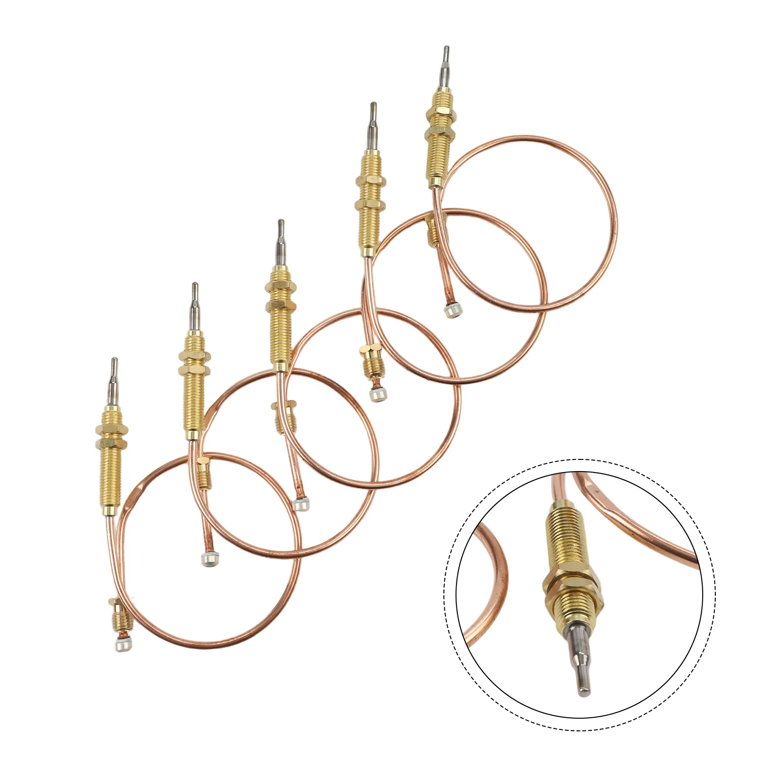 Cooking Outdoors 30CM BBQ Thermocouple Flameout for protection Device Grill 30cm Thermocouple Fast Reply Time High Sensitivity