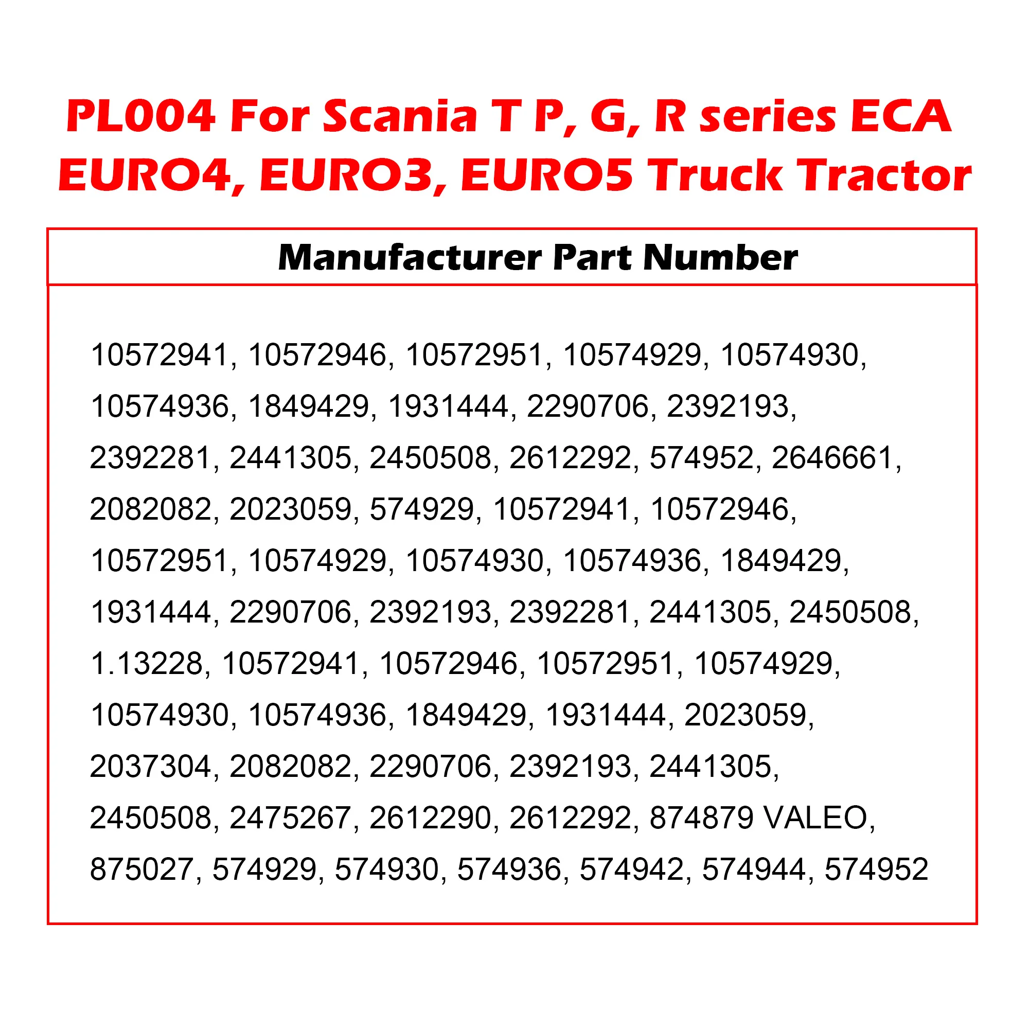 PL004 ECA Tester For ​Scania T P, G, R series Gearbox Control, Clutch Control, EURO4, EURO3, EURO5 Truck Tractor Diagnostic tool