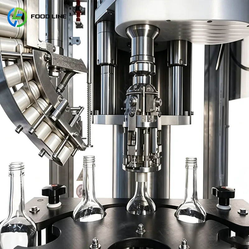 Rotary Capping Machine Automatic Bottle Screw Capper For Industrial Bottles Customized