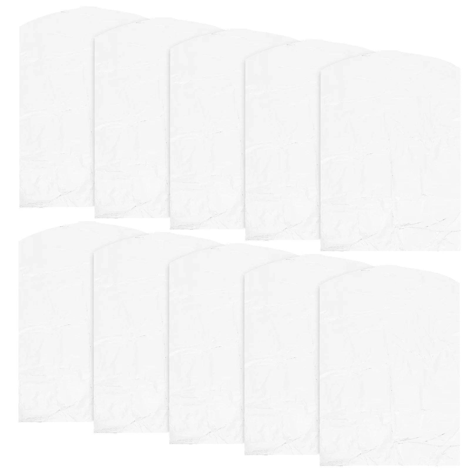 

50Pcs Dust Cover for Clothes Plastic Garment Bags Heavy Duty Clear Suit Covers for Storage Travel Wedding Long Hanging