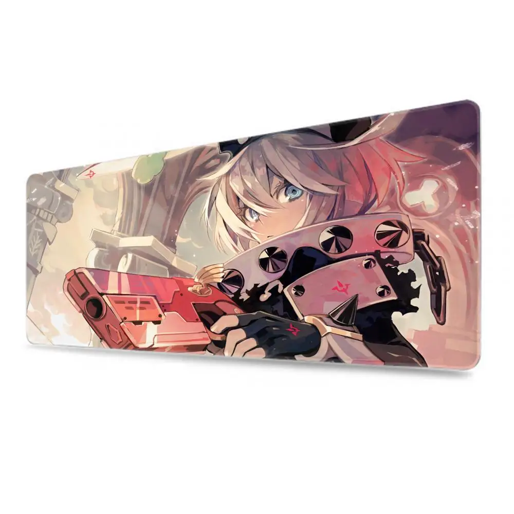 Printing Collection Desk Mat Guilty Gear Strive Gamer Mousepads Mouse Pad Office Desk Pads Large CSGO Mousepad Non-slip Mouse Ma