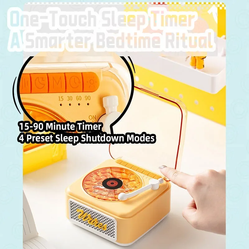 Bluetooth スピーカー ホワイトノイズ 睡眠補助サウンドバー サラウンドサウンド オルゴール 波雰囲気 ライトスリープタイマー サポート TF USB AUX