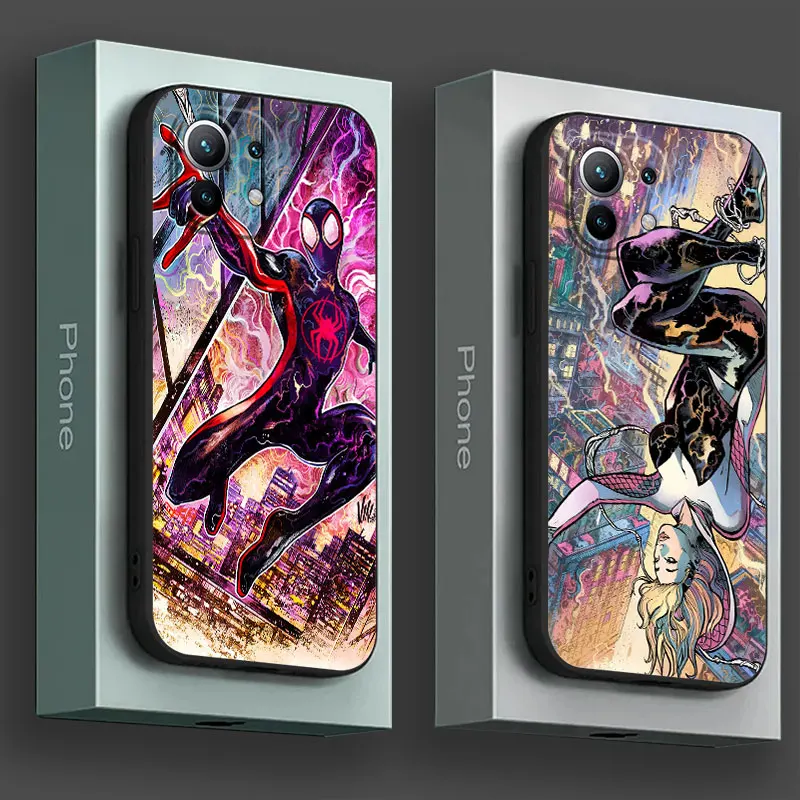 

The Avengers Marvel Art Phone Case For Xiaomi 14T 13T 12T 11T 10T 14 Pro 12 Mi 11 Lite Poco X3 X4 X5 X6 M5 F5 F6 Pro Soft Cover