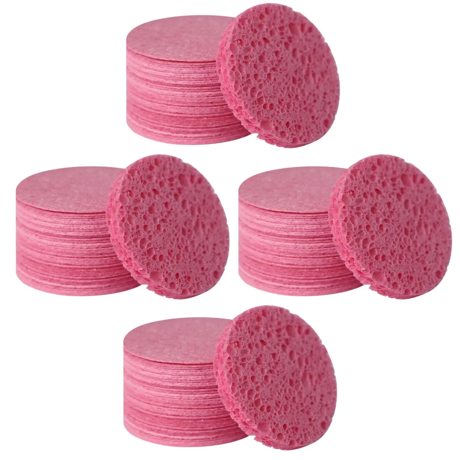 Esponjas esfoliantes reutilizáveis para limpeza facial e remoção de mascaras