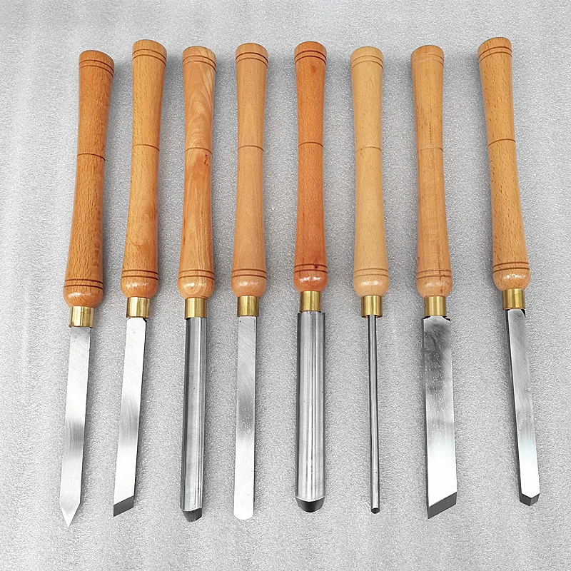 

Woodworking 8-piece Set HSS High-speed Steel Lathe Knife Seiko Carving Knife