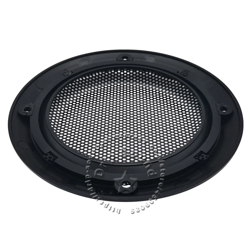 ل 3.5 "بوصة شبكة سماعات غطاء عالية الجودة سيارة المنزل تحويل الصوت صافي الزخرفية دائرة شبكة معدنية 116 مللي متر # الفضة/أسود