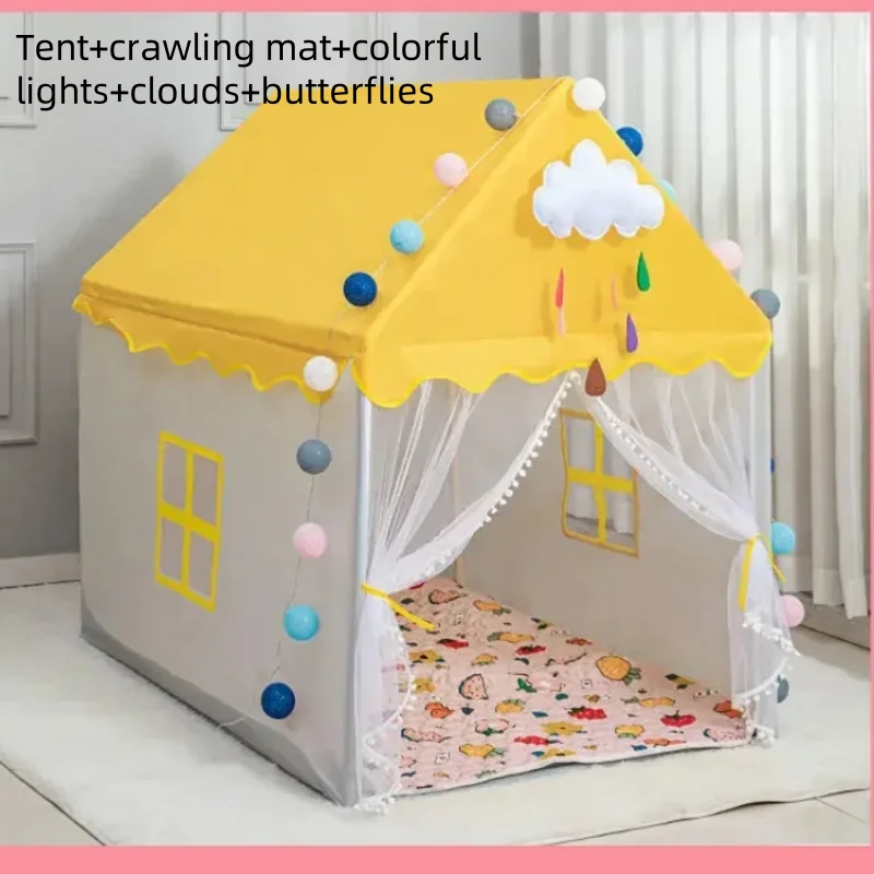 Children Princess Castle Tents Portable Indoor Outdoor Teepee Tent for Kids Folding Play Tent House Baby Balls Pool Playhouse