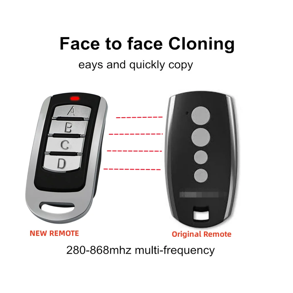 280-868Mhz Multi-frequency Rolling Code Remote Control Duplicator With Multi-Function Transmitter