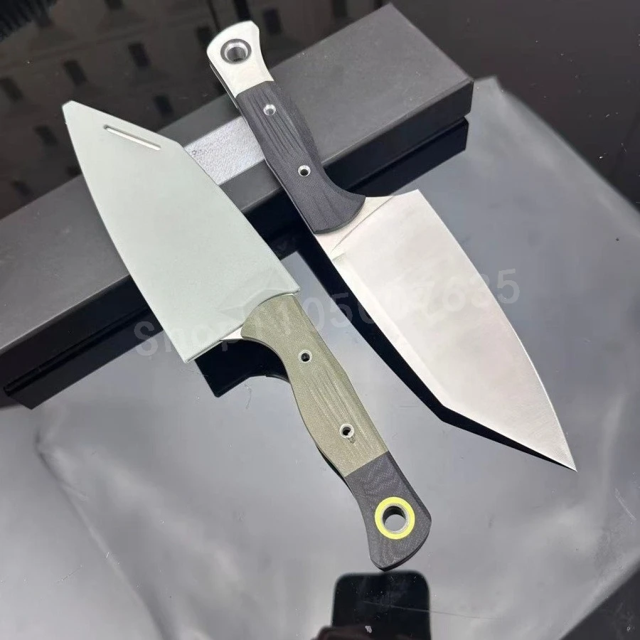 

Нож с фиксированным клинком 4010BK-01, сталь D2, рукоять G10, прочный и универсальный, для обеих рук, практичный нож для резки, подарок для мужчин