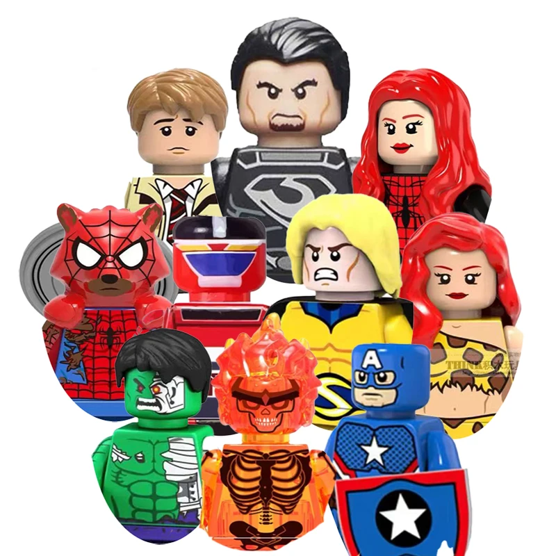 Marvel Comics film dark series, a big man, Asajivan Tristarzin, mother splicing building block model toy gift.