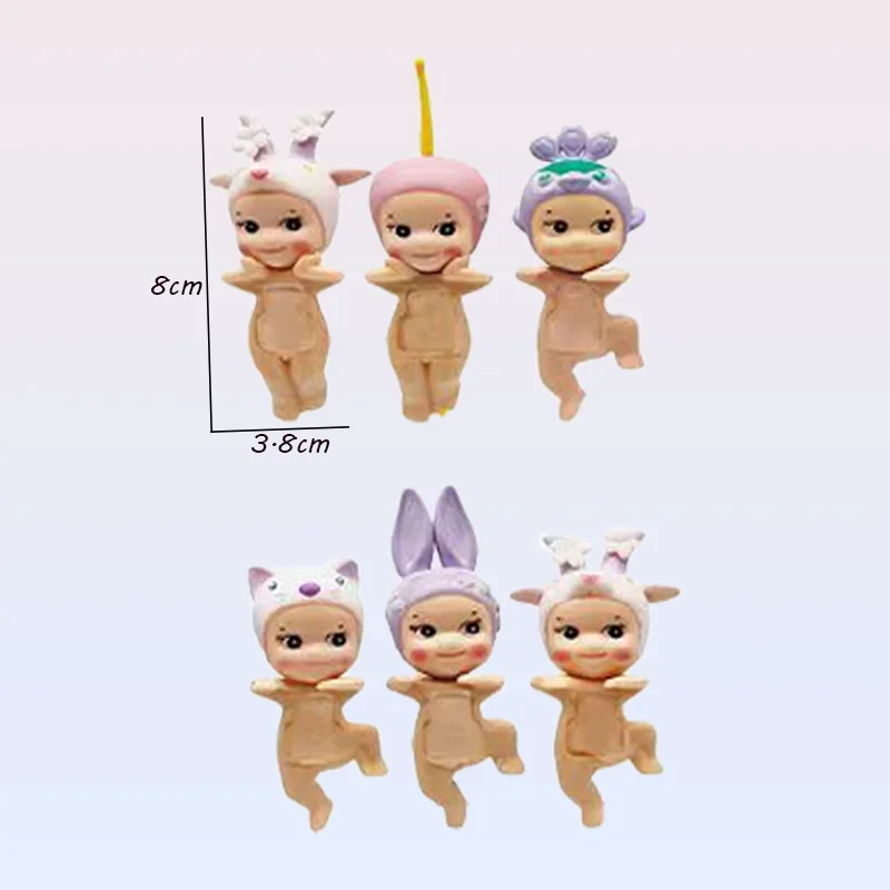 Caixa cega anjo sakura série roxa personagem bonito caixa misteriosa boneca carro decoração de mesa modelo edição limitada presentes