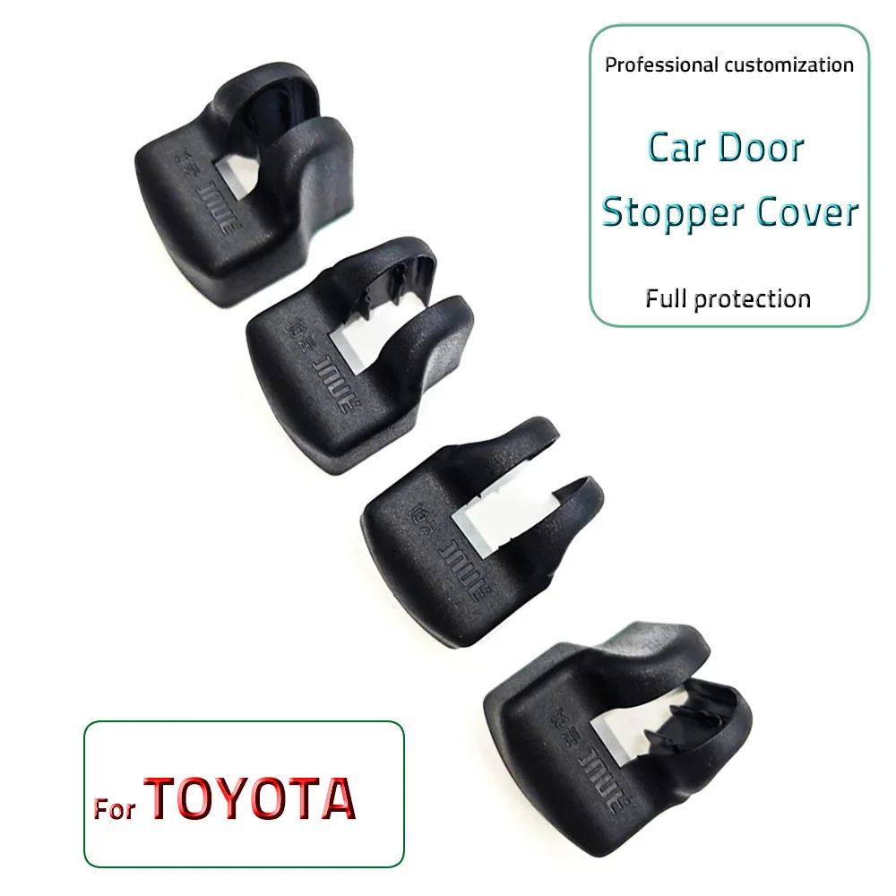 Car Styling Door Stop Cover Exterior Stopper Protection 4pieces For Toyota Highlander/CHR/COROLLA/CAMRY/AURIS/PRIUS/RAV4