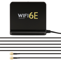 L54A-WIFI6E 2.4G 5G 6G Triple Dual-Band Extension Cable SMA Antenna Signal Amplifier Wireless Network Card Router