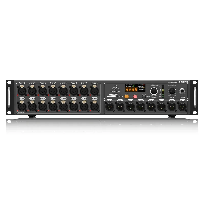 

Behringers S16 Digital Mixer Professional 16 MIAS Designs Audio Pre-amplification Speaker Sound Console Interface Box