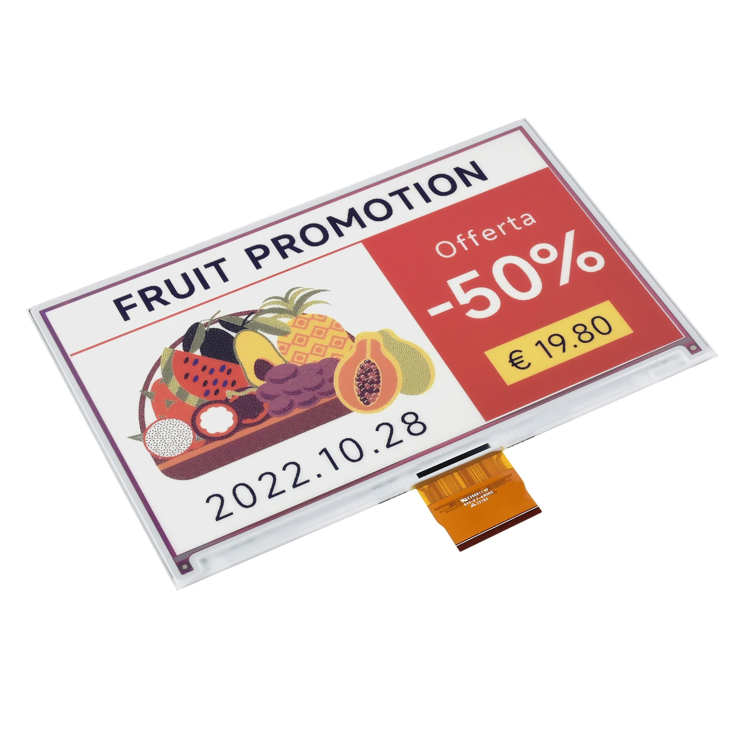 Écran E-Paper 7,3 pouces 7 couleurs E-ink HAT pour RasPi RPI Raspberry Pi 0 Zero 2 3 Model B 4 5 Projets Kit de démarrage de carte d'extension Accessoires 4 Go 8 Go 16 Go RAM