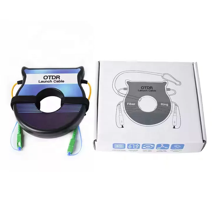 

Кабельное кольцо запуска OTDR, одномодовый OTDR, устранитель мертвой зоны, оптоволоконные кольца SC UPC/APC, кабельная коробка запуска OTDR, оптоволоконные кольца