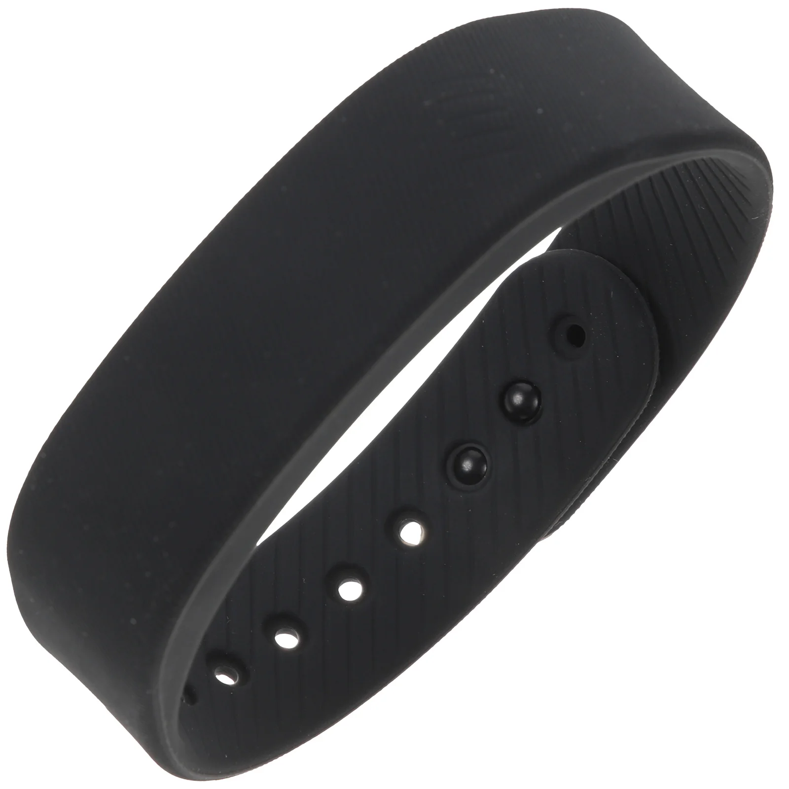 Smart Bracelet Fitness Silicone Band Accurate Step Counting Calories Distance Led Wristband Sports Wrist Watch Black