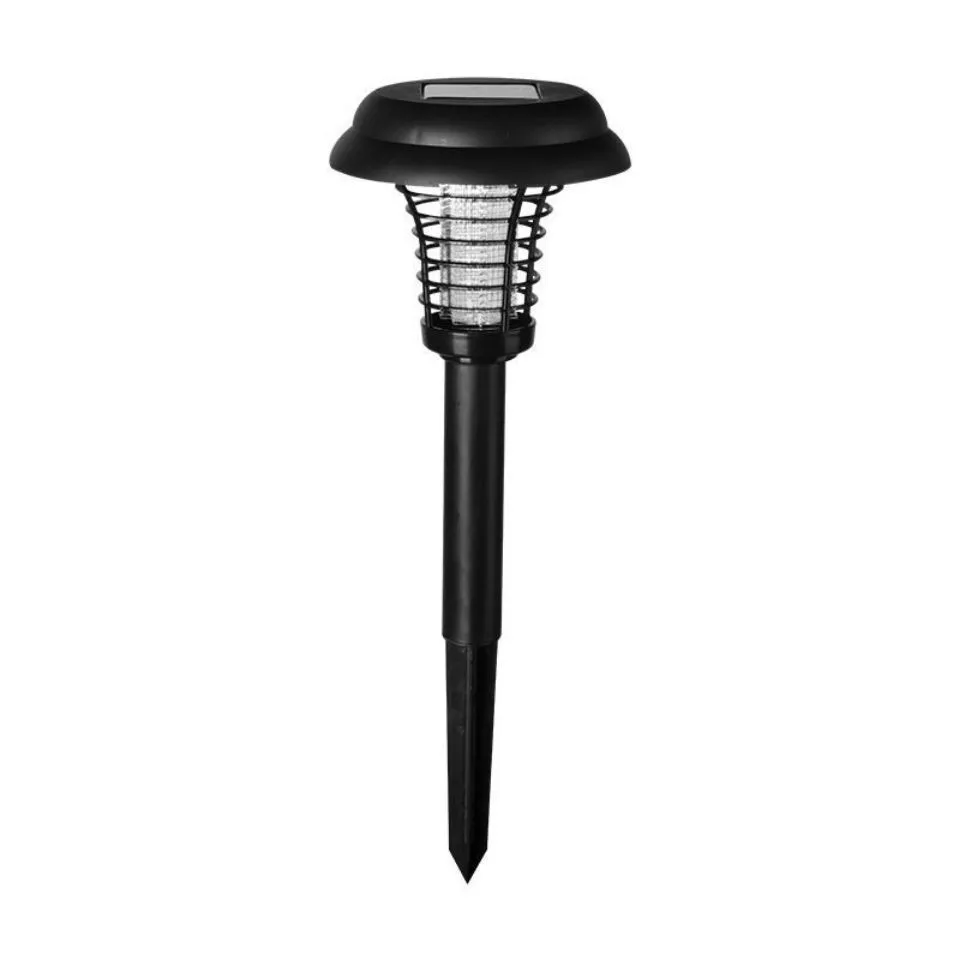 Solar Mosquito Killer With 2 Light Mode Outdoor Waterproof Led Light Bug Zapper Mosquito Trap Lamps For Garden Lawn Camping